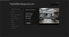 Desktop Screenshot of mayfieldfamilyeyecare.com